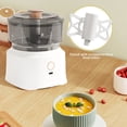 thumbnail image 5 of Mini procesador de alimentos portátil | Picadora de ajo inalámbrica con carga USB | Picadora de verduras de 350 ml para carne y especias | Picadora eléctrica compacta para cocina, 5 of 5