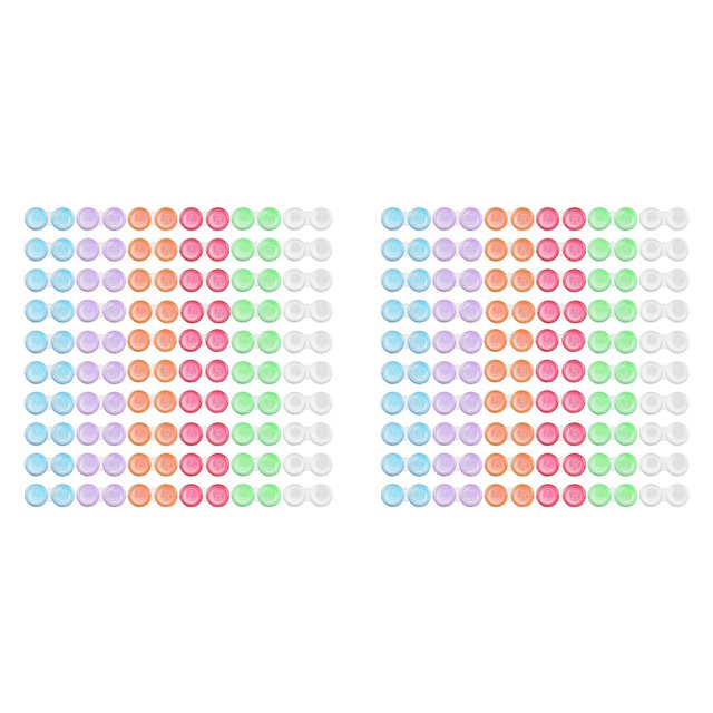 Estuches para Lentes de Contacto (Paquete de 120), 6 Colores, Bonitos Estuches A Prueba de Fugas, Estuches para Lentes de Contacto.