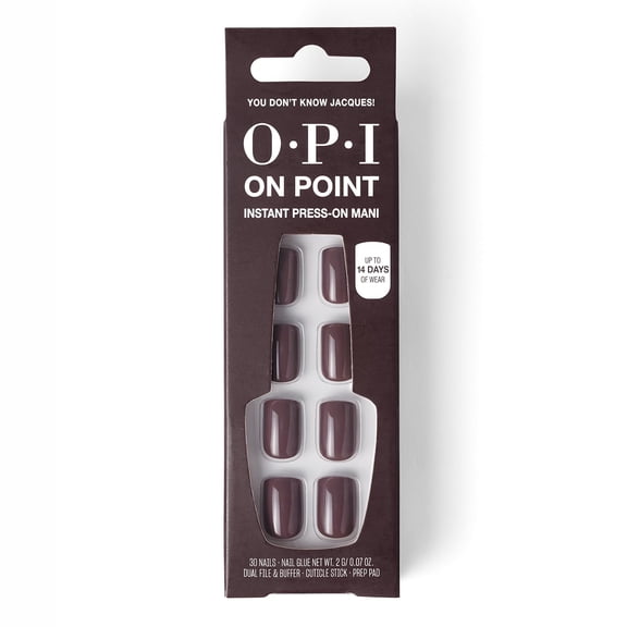 Uñas postizas OPI You Don’t Know Jacques! Marrón