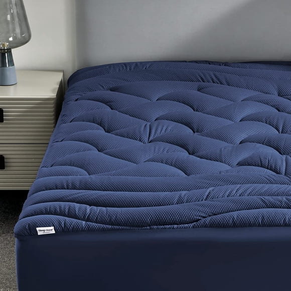 Cubrecolchón SLEEP ZONE Cooling Queen con bolsillo profundo de 20 cm