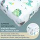 thumbnail image 5 of TrenD'lay - Juego de cama de 3 piezas para cuna para niños o niñas, incluye edredón y falda de cama, 5 of 7
