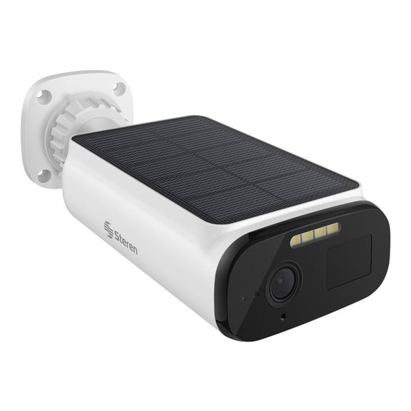 Cámara Steren de Seg Wi-Fi 4 Mpx c/Panel Solar