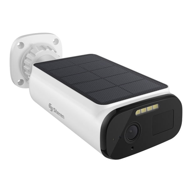 Cámara Steren de Seg Wi-Fi 4 Mpx c/Panel Solar