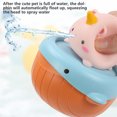 thumbnail image 4 of Juguete de bañera para niños, juguetes de baño para bebé, juguete de riego de agua de ballena linda, juguetes de baño para bebé, uso conveniente, 4 of 8