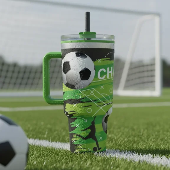 Termo Acero Inoxidable Mundial Futbol Soccer 1.2 L
