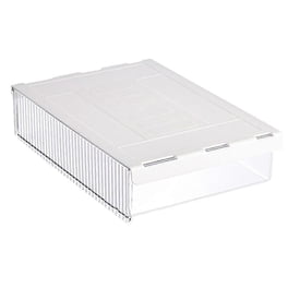 Drawer storage box, desk organizers, under desk organizer, hidden desk accessories organizer, stationery drawer organizer, plastic