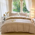 thumbnail image 4 of CaiYueKe Bedding Set Queen Size 4 Piece Duvet Cover Sheet Pillowcases Breathable Soft Microfiber All Season Hotel Bed Sheets Wrinkle Resistant Easy Care Modern Solid Color Bedroom Essentials, 4 of 7