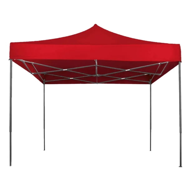 Toldo Plegable 3X3 Metros Carpa Reforzada Estructura De Acero Impermeable Para Jardín, Tianguis Y Eventos