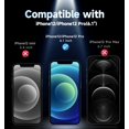 thumbnail image 2 of Protector de pantalla MAGIC JOHN de cristal templado para iPhone 12/12 Pro, 2 of 6