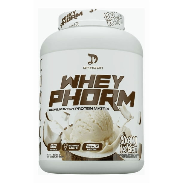 Proteina Dragon Pharma Whey Phorm 5lbs Coconut Ice Cream DRAGON PHARMA ...