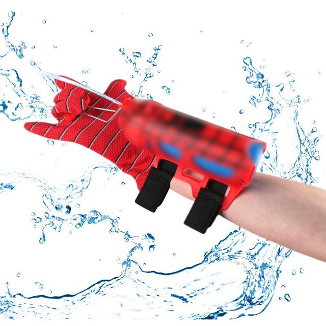 Juguete de agua interactivo, guantes de chorro de agua, juguete de pulverización de agua al aire libre, juguete de pulverización de agua, salida de alta intensidad