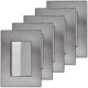 thumbnail image 1 of Interruptores Escalera Grandes Inoxium1ESilver 5Pzas Apagador Escalera 125-250VCA 10A 50/60Hz Plateado Acero Inoxidable/, 1 of 4