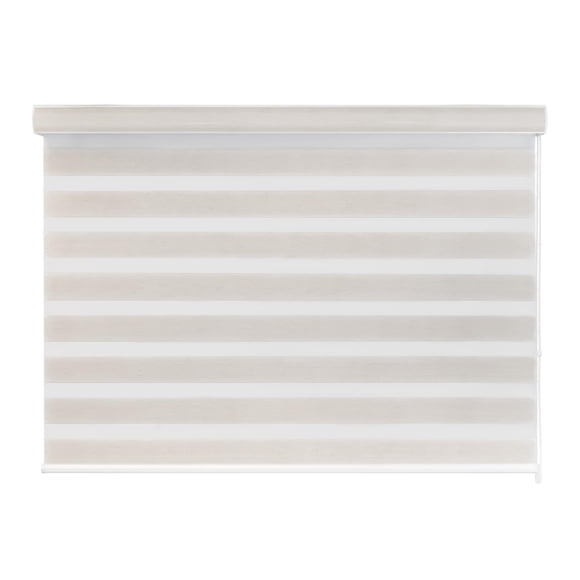 DecoKing Persiana para Ventana Sheer Elegance Enrollable Horizontal 160cm ancho x 180cm alto Linen White