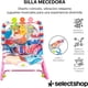 thumbnail image 4 of Silla Mecedora Columpio Electrica Para Bébe Portátil De Lujo Cómodo Bouncer Para Bebes Silla Acolchada Multifuncional Con Juguetes Colgante (Gris), 4 of 6