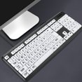 thumbnail image 4 of Teclado de Impresión Grande para Personas Mayores o con Discapacidad Visual Teclado USB con Cable de Alto Contraste para Personas Mayores Estudiantes Principiantes en Computadora Teclado Portátil, 4 of 9