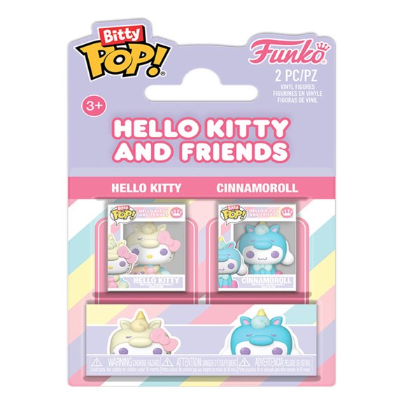 Figura Coleccionable Funko Bitty Pop Sanrio Hello Kitty y Cinnamoroll 2 Piezas