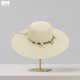 thumbnail image 2 of Sombrero de Playa Con Conchitas Para Mujer Ala Ancha 42 cm crema 42 cm, 2 of 7