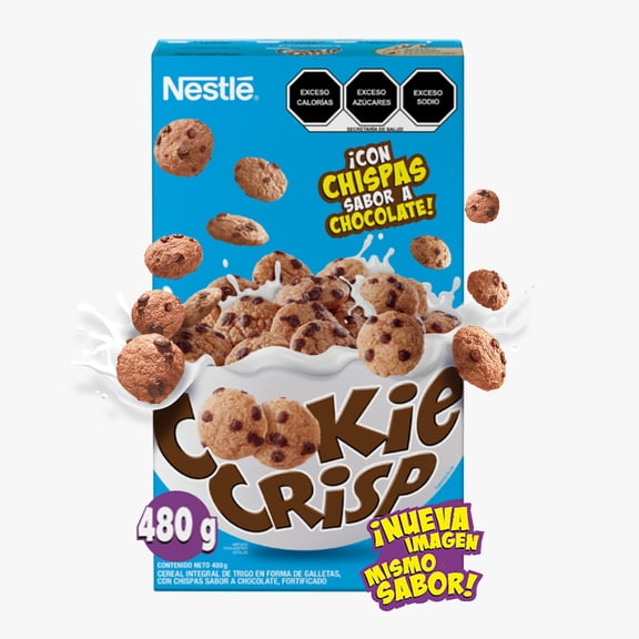 Cereal con Granos Integrales Cookie Crisp caja 480 g