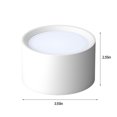 thumbnail image 3 of Lámpara LED redonda empotrada para techo, sala de estar, dormitorio, pasillo, 7 W, 12 W, 15 W, superbrillante, 6000 K., 3 of 7