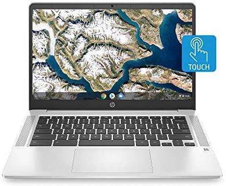 Laptop HP Chromebook 14'' Pantalla Touch 4GB RAM -Plateado
