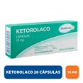 thumbnail image 1 of Ketorolaco Medimart 10 mg 20 cápsulas, 1 of 4