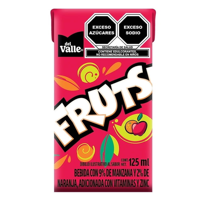 Bebida Frutsi sabor manzana y naranja 125 ml