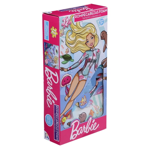 Rompecabezas Barbie en Foam 12 pz - Novelty Novelty Novelty