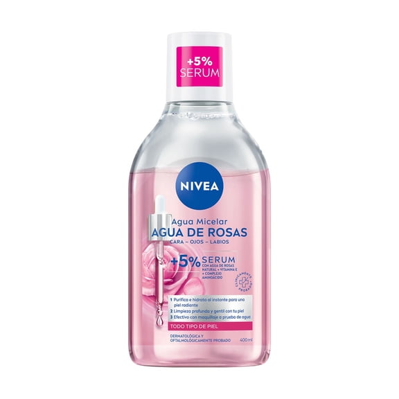 Agua Micelar Nivea Agua de Rosas 400 ml