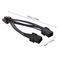thumbnail image 2 of WEAVILUX 6Ud Cable Extensión Adaptador De Para Tarjeta Gráfica GPU Con Conexión Plug and Play, 2 of 8
