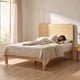 thumbnail image 5 of Luuna - Cabecera Cama Individual, Cabecera de Cama de Madera de Bambú, Respaldo para Cama Resistente, Color Natural, 5 of 7