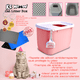 thumbnail image 2 of Arenero para Gato KE WOOW Arenero entrada superior Grande Rosa, 2 of 6