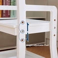 thumbnail image 2 of ChaoLink Juego de 2 Sillas de Comedor Tapizadas, Modernas de Mediados de Siglo, sin Brazos, con Respaldo de Cuero Sintético y Patas Metálicas, 2 of 7