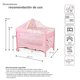 thumbnail image 5 of Cuna Corral Plegable con Cambiador y Dos Niveles D´Bebe - Rosa, 5 of 7
