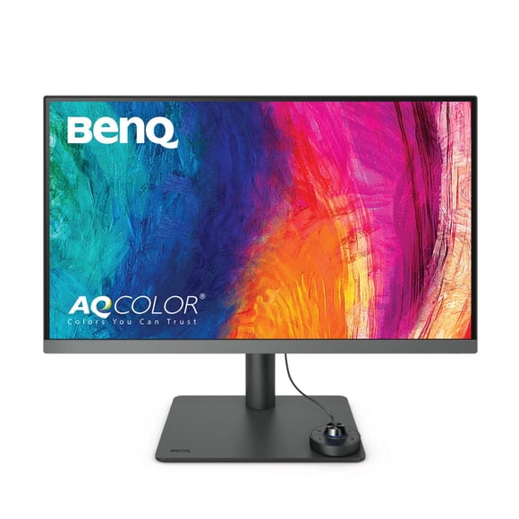 Monitor BenQ PD2706U 4K de 27 pulgadas, 90W USB-C, UHD, P3, sRGB, Rec.709, DisplayHDR 400, IPS, tecnología AQCOLOR, calibrado de fábrica, modo color, DualView, modo cuarto oscuro, modo animación, modo