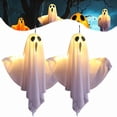 thumbnail image 3 of Decoraciones de Halloween que brillan en la oscuridad con luces LED - Colgantes colgantes espeluznantes para decoración de fiestas interiores y exteriores, 3 of 6