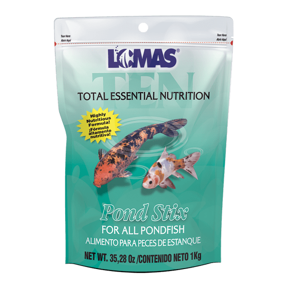 Alimento Pond Stix 1 Kg Lomas Alimento para peces de estanque en forma de sticks