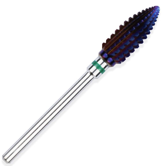 Broca de Uñas ianblues Morada Tornado Texas Gruesa para Manicura
