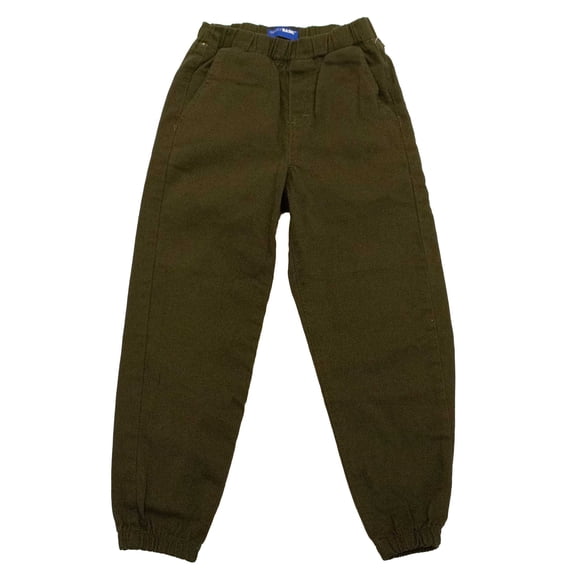 Jogger Simply Basic para Niño Gabardina Verde Militar Talla 6
