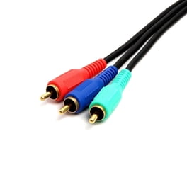Cable de Vídeo Componente 3 RCA de 6 Pies RGB para HDTV, DVD y VCR, Nuevo