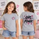 thumbnail image 4 of Pack 3 Playeras para Niña Estampadas Algodón Tallas 4 a 8, 4 of 4