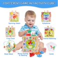 thumbnail image 2 of Juguete Montessori de madera Activity Cube KMTJT para más de 12 meses con juego, 2 of 7