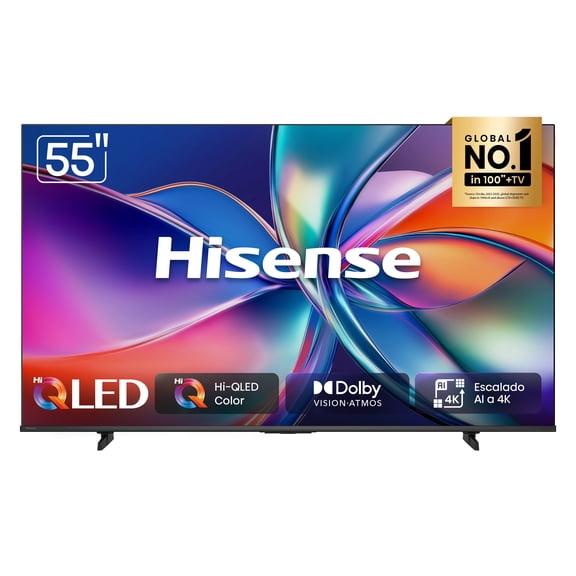 TV Hisense 55 pulgadas 4K 55QD6QV QLED Vidaa