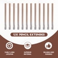 thumbnail image 4 of 12 Extensores de Lápiz Madera para Artistas con Manejar Metal Ajustable, Alargador, Tirador Lápiz, Soporte Carbón, 4 of 10