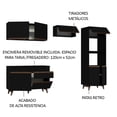 thumbnail image 4 of Cocina Integral Madesa Reims 260cm Negro 09, 4 of 11