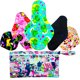 thumbnail image 1 of Toallas sanitarias lavables de tela ecológicas regular y nocturna ecobaby original ecobaby original estampado, 1 of 5