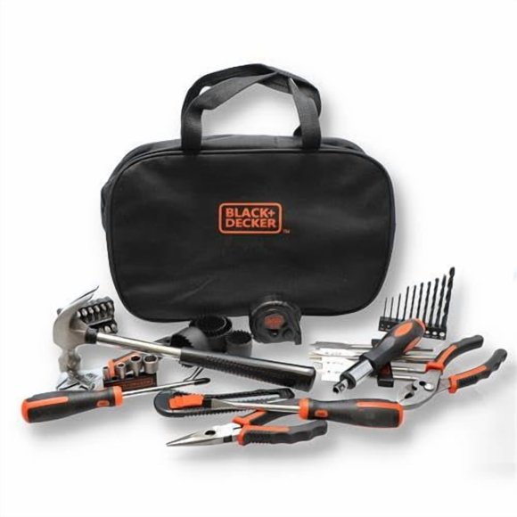 Juego de Herramientas BLACK+DECKER 65 Piezas con Bolsa