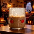 thumbnail image 4 of CaiYueKe Halloween Icon Glass Cups - Pumpkin, Ghost, Bat, Cat Icon Juice Glasses Double Old Fashioned Drinking Cups - Ideal for Halloween Party Decoration, Friends Lovely Gifts, 4 of 7