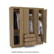 thumbnail image 2 of Ropero Closet 6 puertas y 3 cajones Color Madera Mobi, 2 of 4