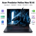 thumbnail image 1 of Laptop Gamer Acer Predator Helios Neo 18 AI 18" Core Ultra 9 275HX RTX 5070 Ti 16GB 1TB, 1 of 4