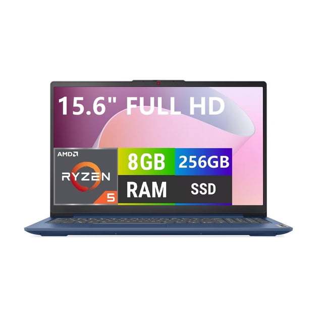 Laptop Lenovo Ideapad Slim 3 AMD Ryzen 5 40 8GB RAM 256GB SSD Azul
